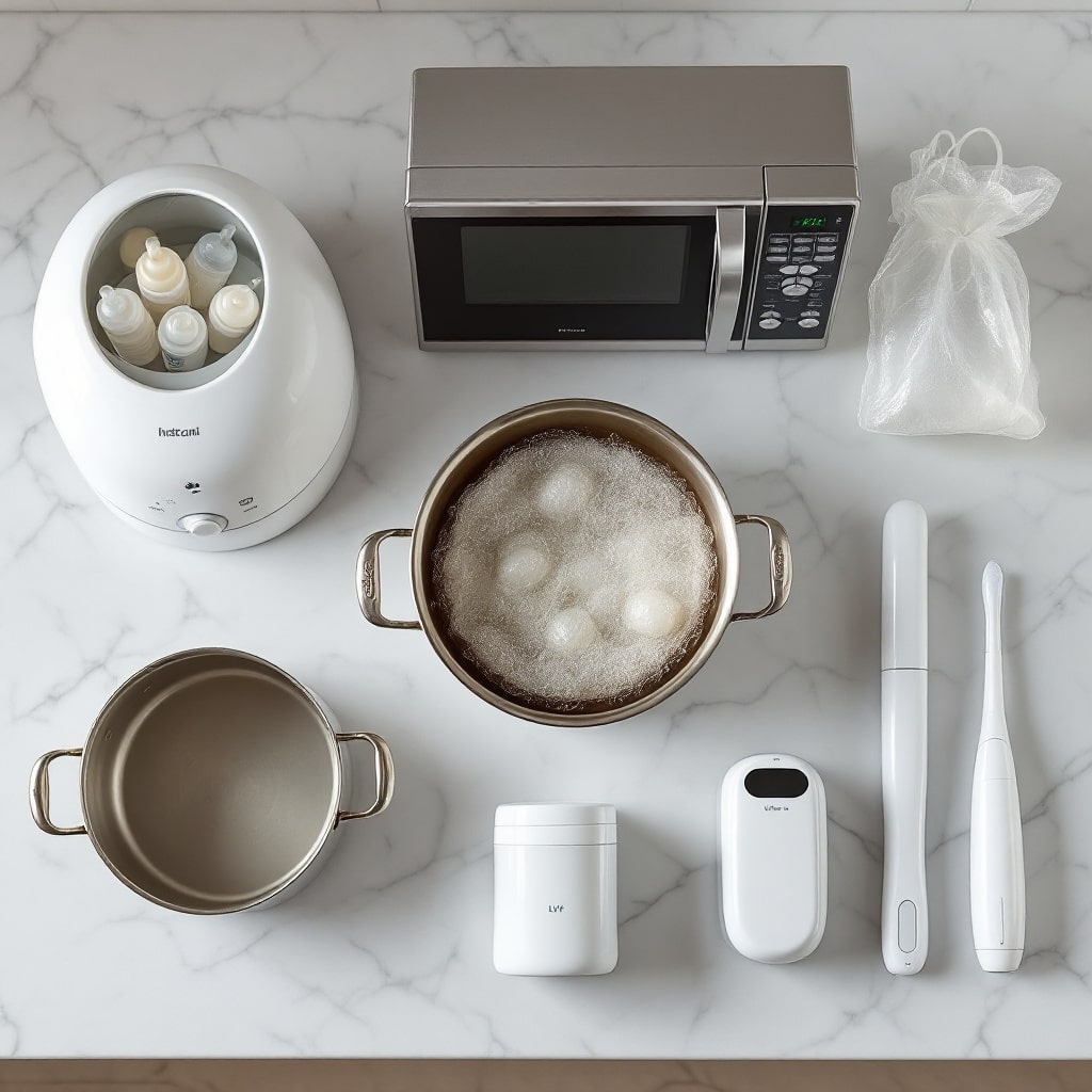 How to Clean & Sterilize Baby Products Properly